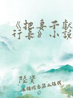 《把妻子献给张行长》小说