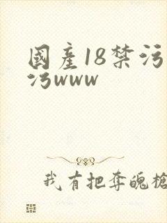 国产18禁污污污www