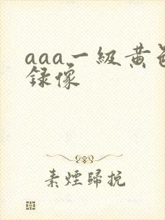 aaa一级黄色录像