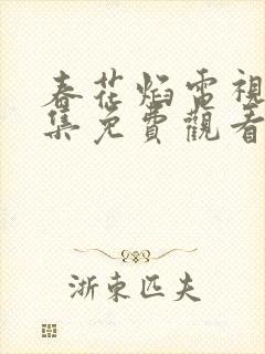 春花焰电视剧全集免费观看完整版在线观看