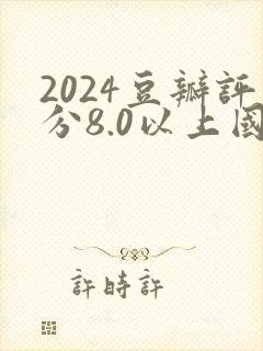 2024豆瓣评分8.0以上国产连续剧