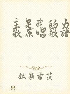 主是我的力量诗歌原唱歌谱