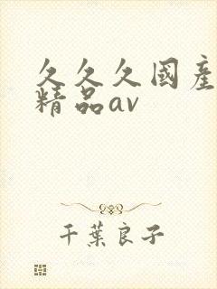 久久久国产亚洲精品av