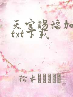 天官赐福加番外txt下载