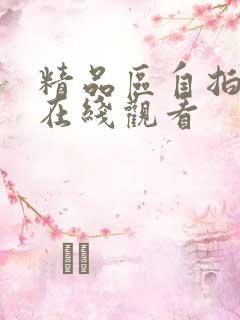 精品区自拍视频在线观看