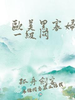 欧美黑寡妇黄色一级网