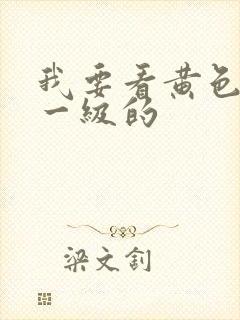 我要看黄色录像一级的