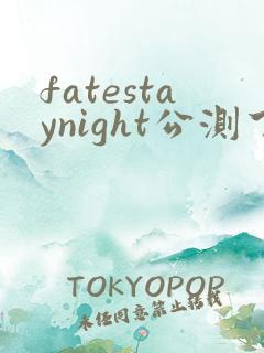 fatestaynight公测下载