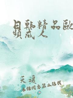 日韩精品欧美视频成人