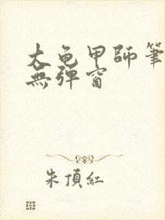 大龟甲师笔趣阁无弹窗