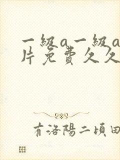 一级a一级a爰片免费久久毛