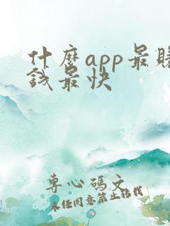 什么app最赚钱最快