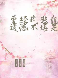 曾经我悲观孤单遗憾不堪是什么歌