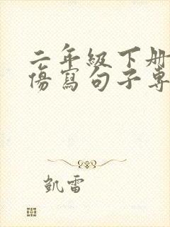 二年级下册语文仿写句子专项训练