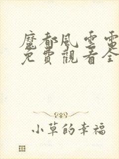 魔都风云电视剧免费观看全集