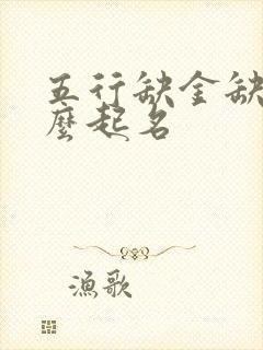 五行缺金缺火怎么起名