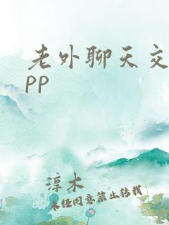 老外聊天交友app