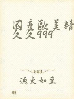 国产欧美精品久久久999