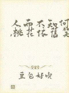 人面不知何处去,桃花依旧笑春风?