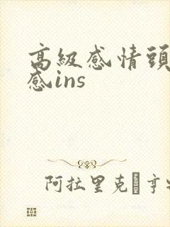 高级感情头氛围感ins