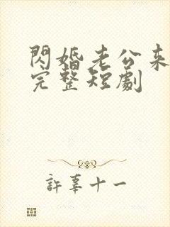 闪婚老公来真的完整短剧