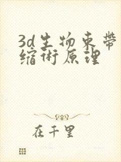 3d生物束带紧缩术原理