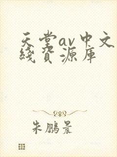 天堂av中文在线资源库