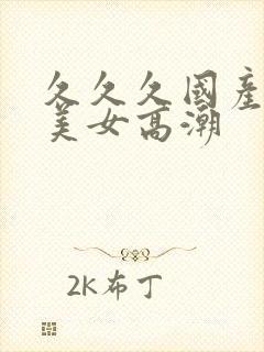 久久久国产精品美女高潮