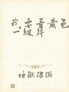 我要看黄色录像一级片