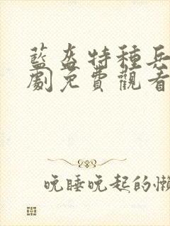 蓝盔特种兵电视剧免费观看