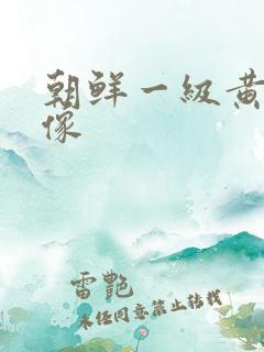 朝鲜一级黄色录像