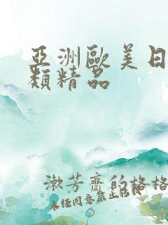 亚洲欧美日韩另类精品