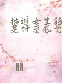 插进女生的阴道是什么感觉