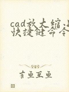 cad放大缩小快捷键命令