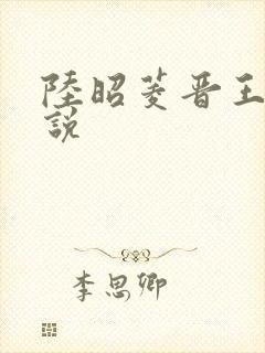 陆昭菱晋王的小说