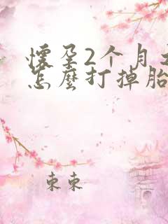 怀孕2个月之内怎么打掉胎