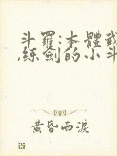 斗罗:本体武魂,练剑的小斗罗:本体武