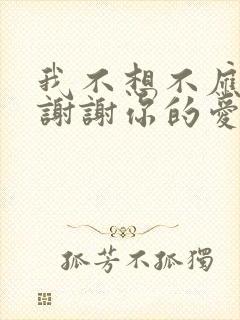 我不想不应该再谢谢你的爱是什么歌