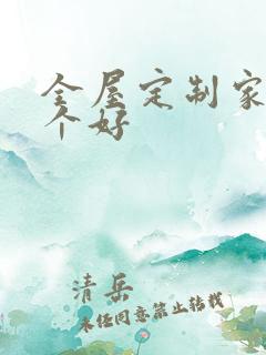 全屋定制家装哪个好