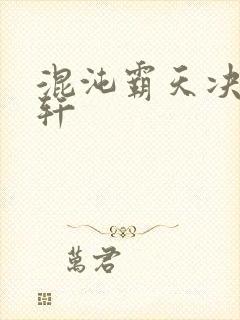 混沌霸天决沈浩轩