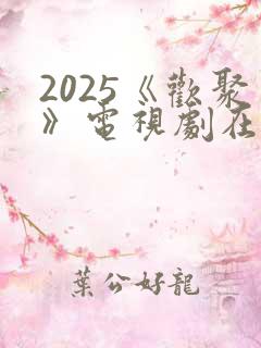 2025《欢聚》电视剧在线观看免费高清