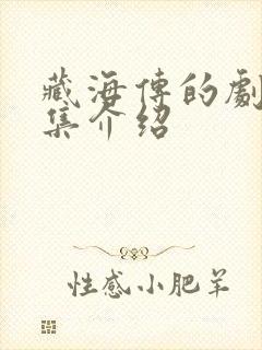 藏海传的剧情分集介绍