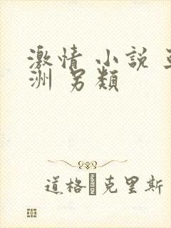 激情 小说 亚洲 另类