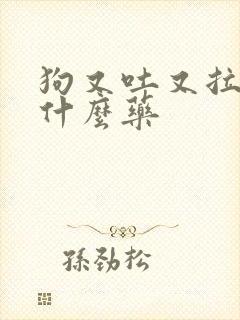 狗又吐又拉稀弄什么药