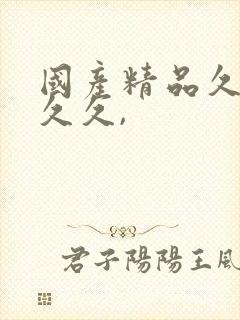 国产精品久久久久久,