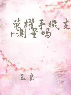 荣耀手机支持ar测量吗