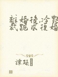 离婚后,冷艳总裁跪求复婚在线免费阅读