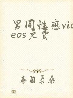 男同性恋videos免费