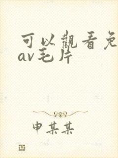 可以观看免费的av毛片