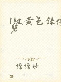 1级黄色录像片儿